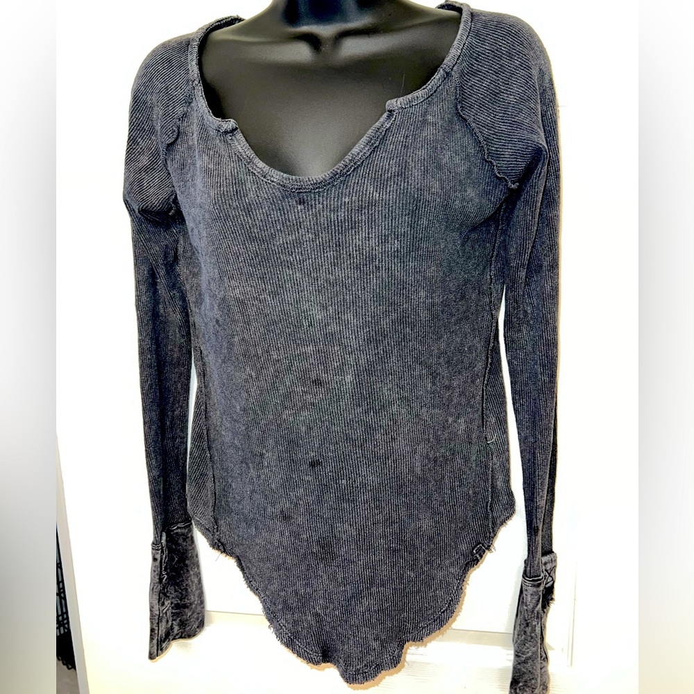 Free People We The Free Layer Up Thermal Tee Sz M